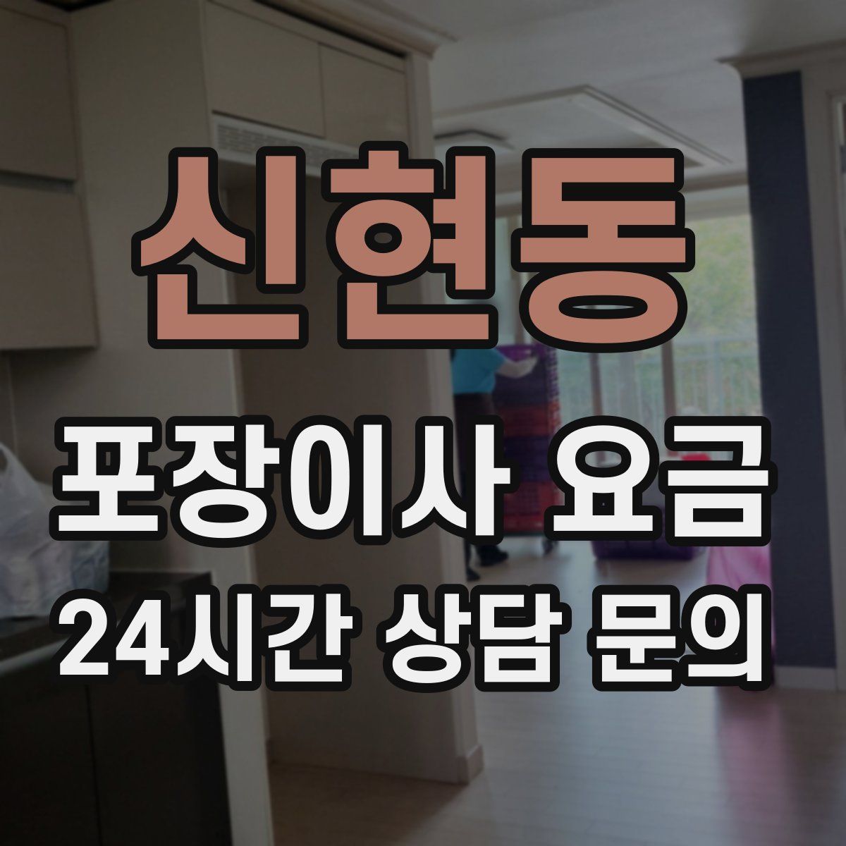 신현동 포장이사 요금