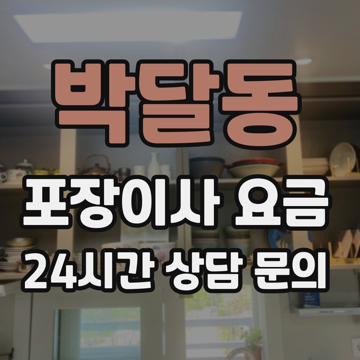 박달동 포장이사 요금