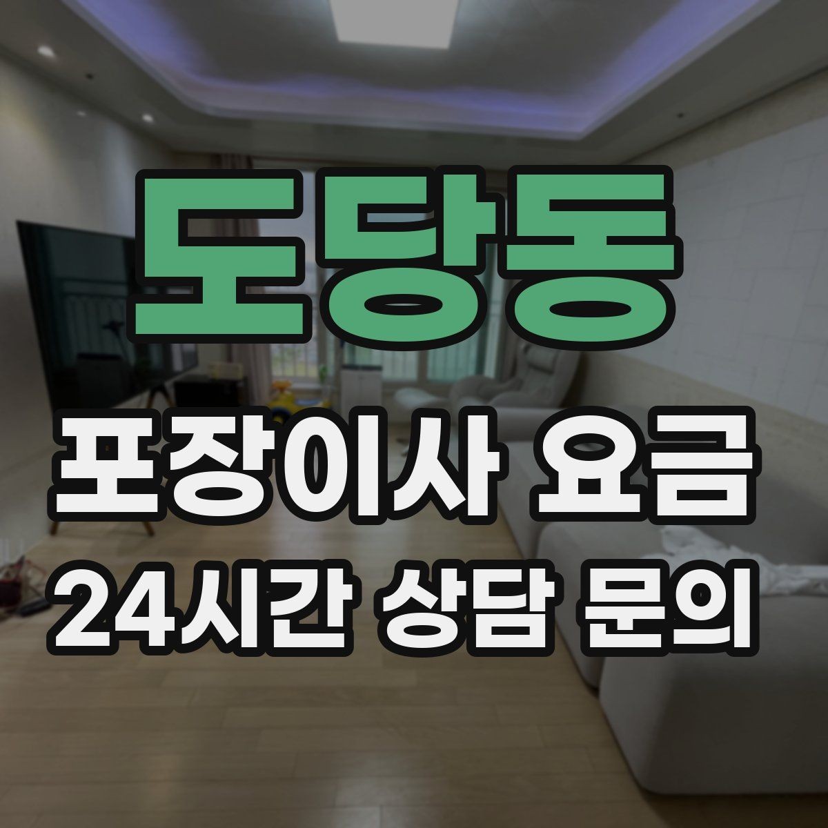 도당동 포장이사 요금 사다리차 비용이 달라지는 이유