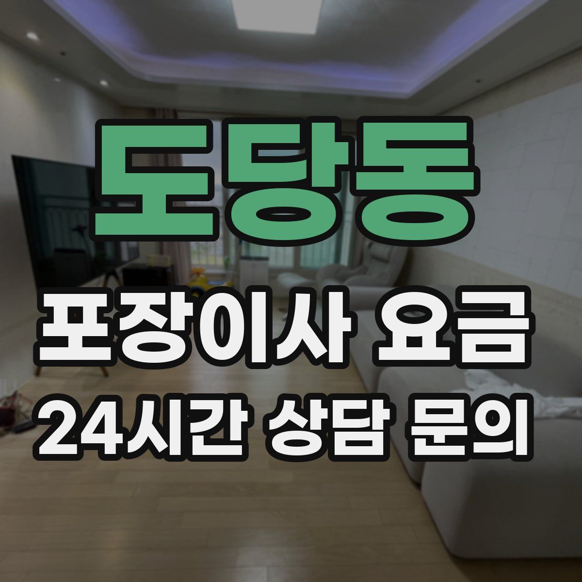 도당동 포장이사 요금