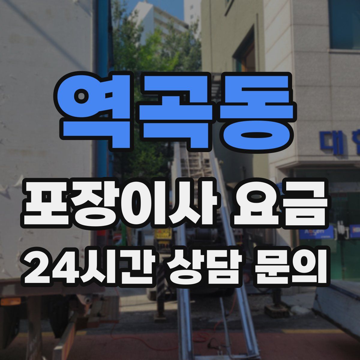 역곡동 포장이사 요금