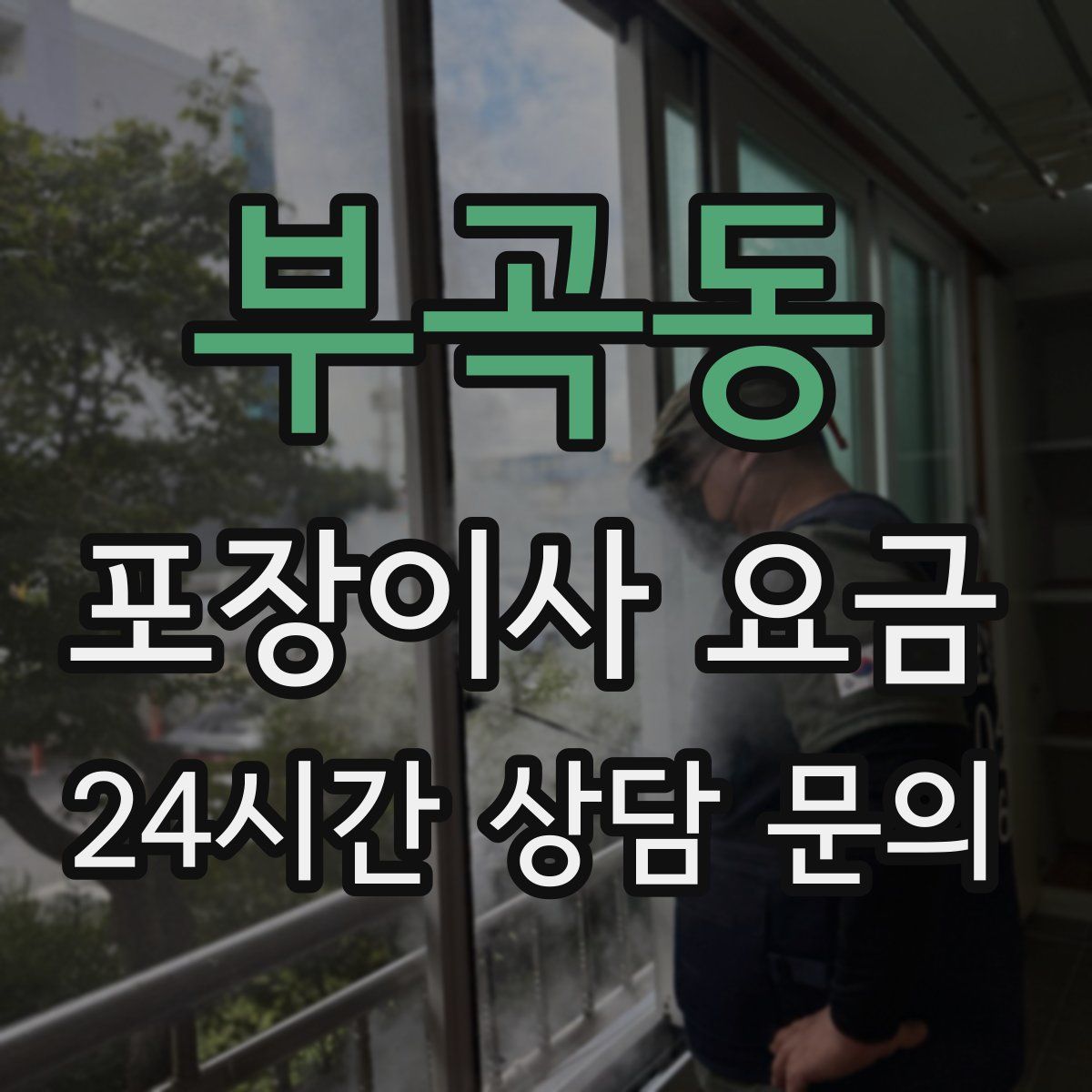 부곡동 포장이사 요금