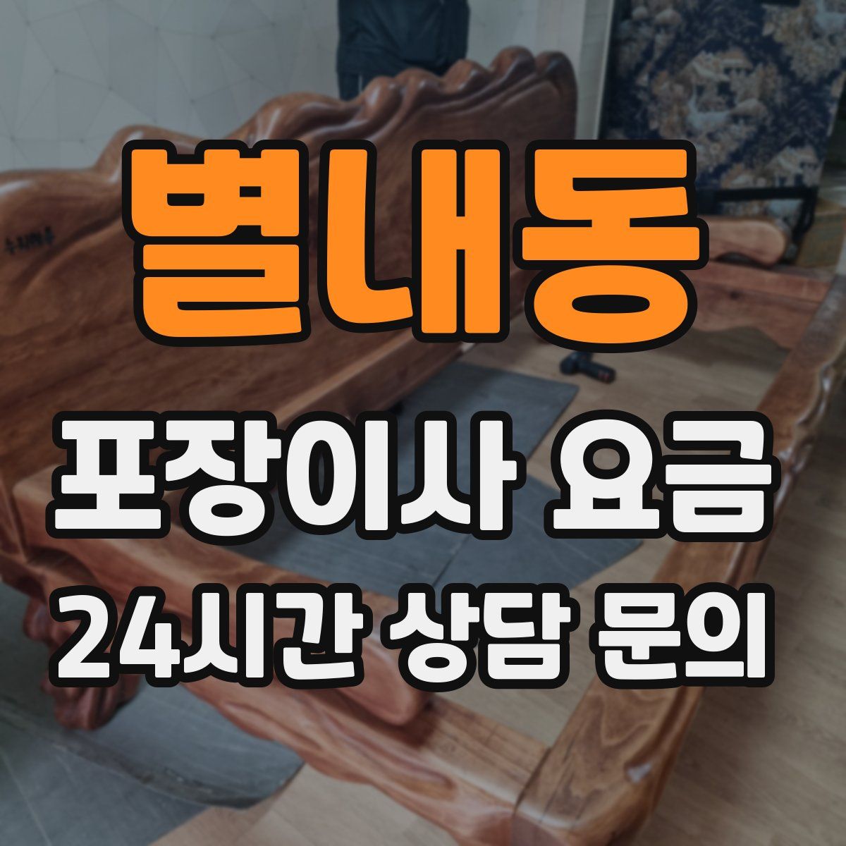 별내동 포장이사 요금
