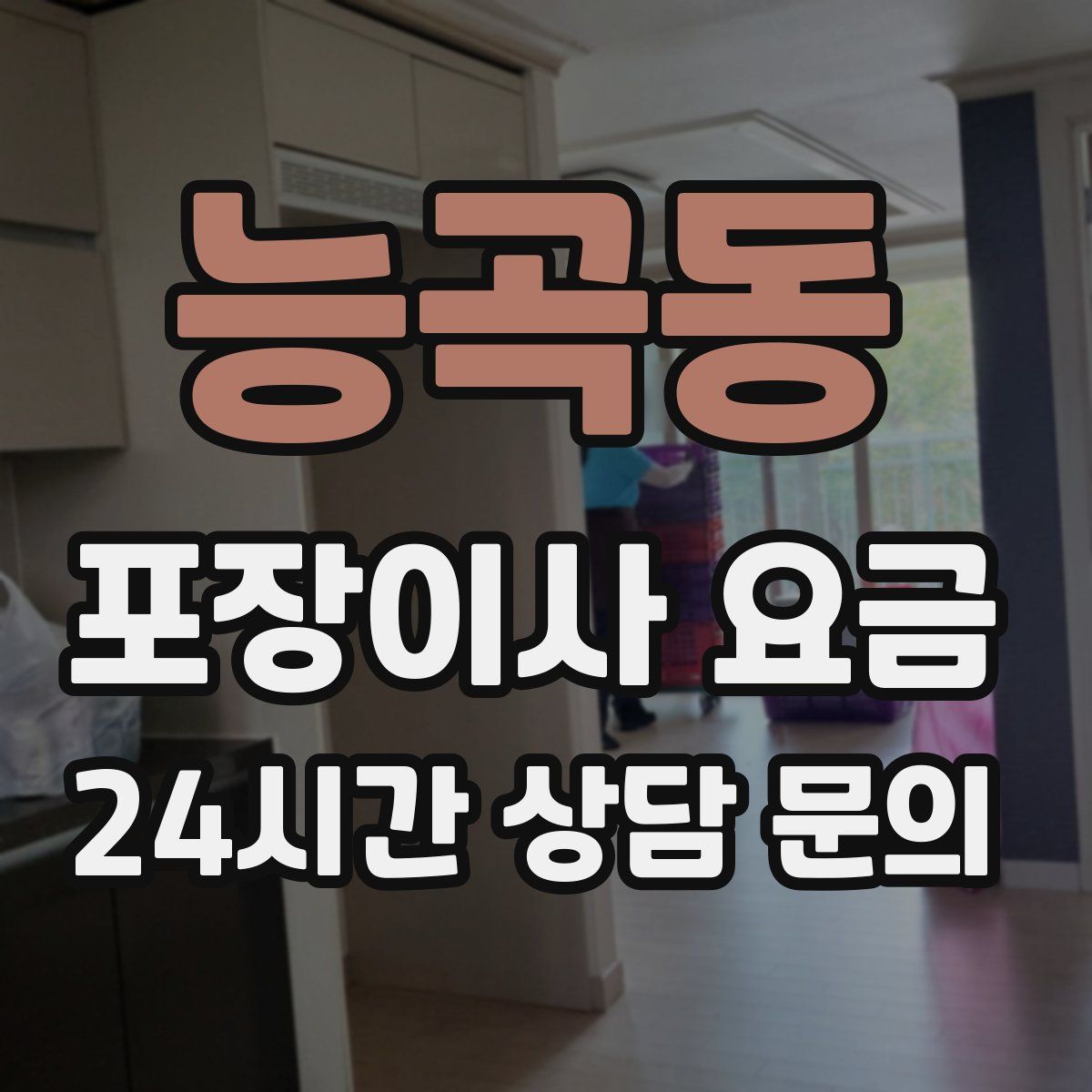 능곡동 포장이사 요금