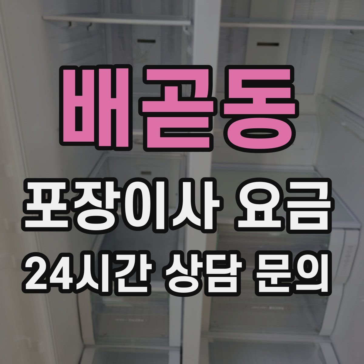 배곧동 포장이사 요금