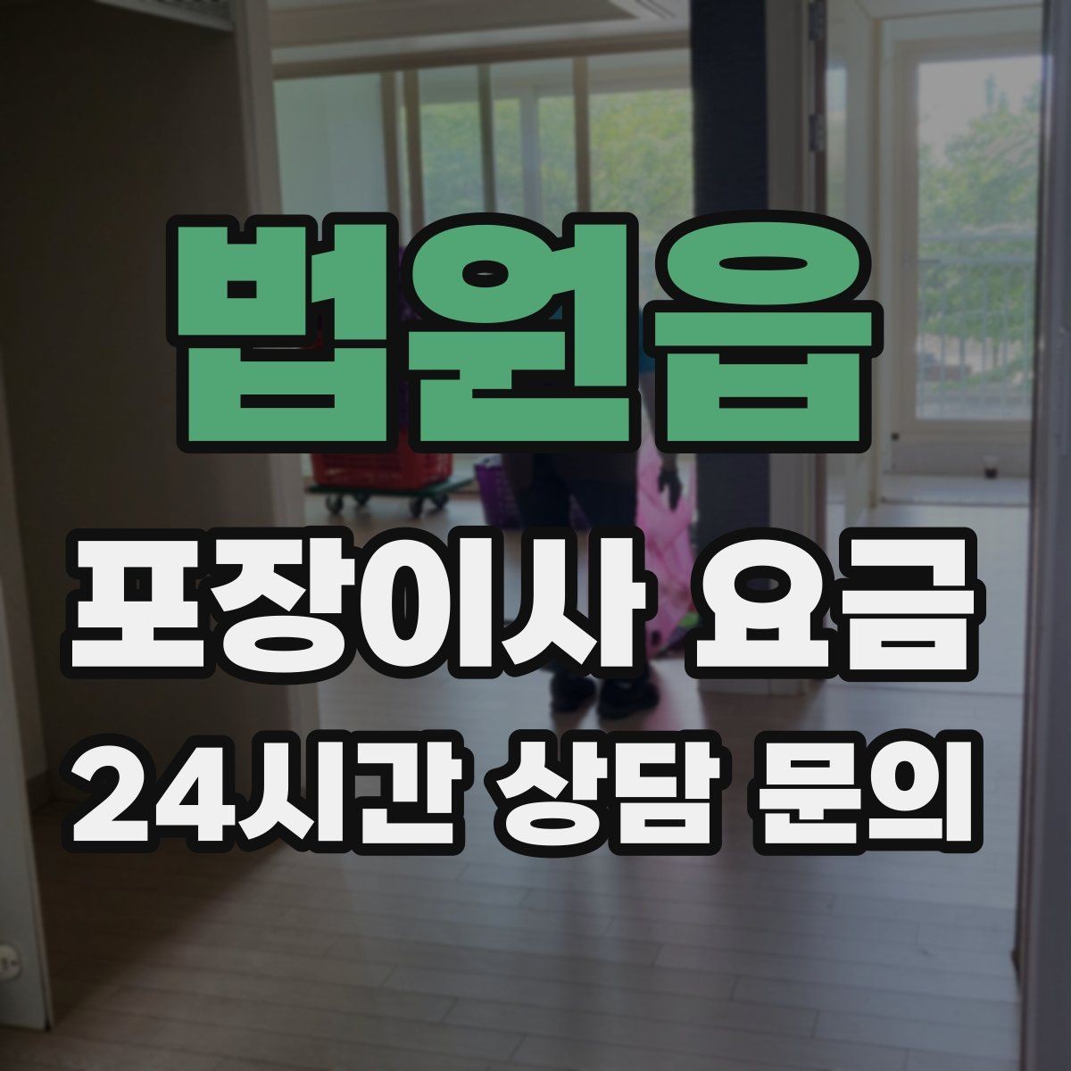 법원읍 포장이사 요금 옷걸이박스 제공 여부가 중요한 이유