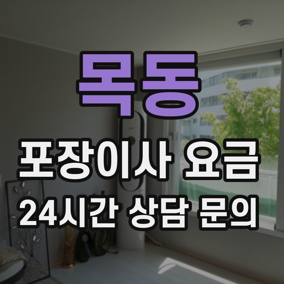 목동 포장이사 요금
