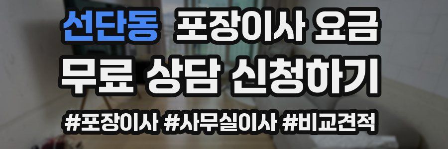 선단동 포장이사 요금