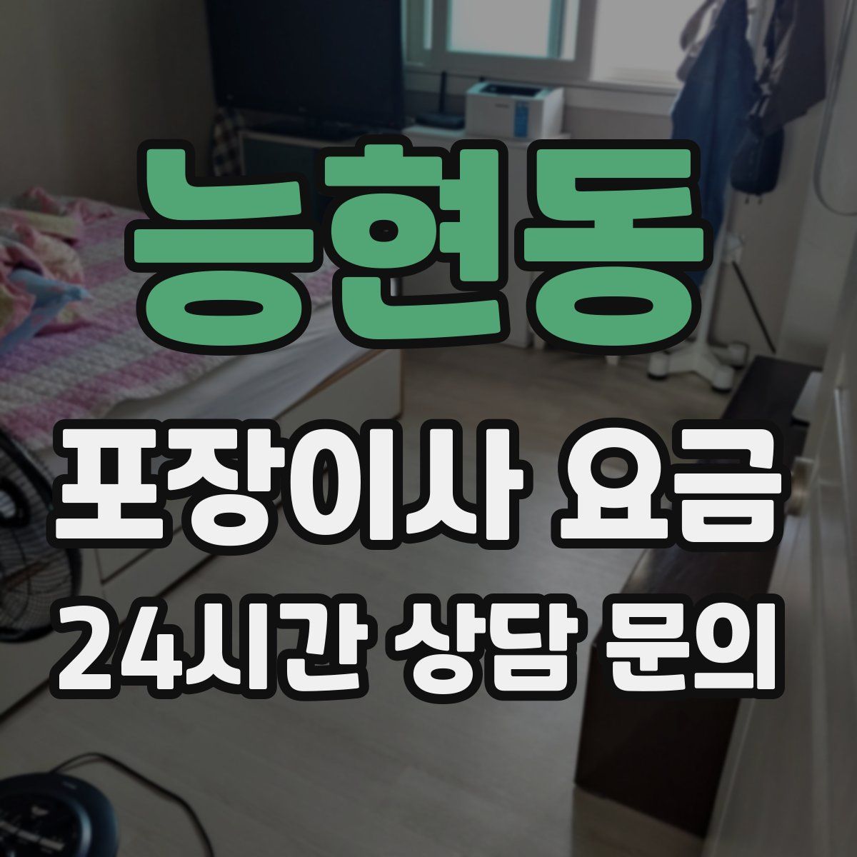 능현동 포장이사 요금