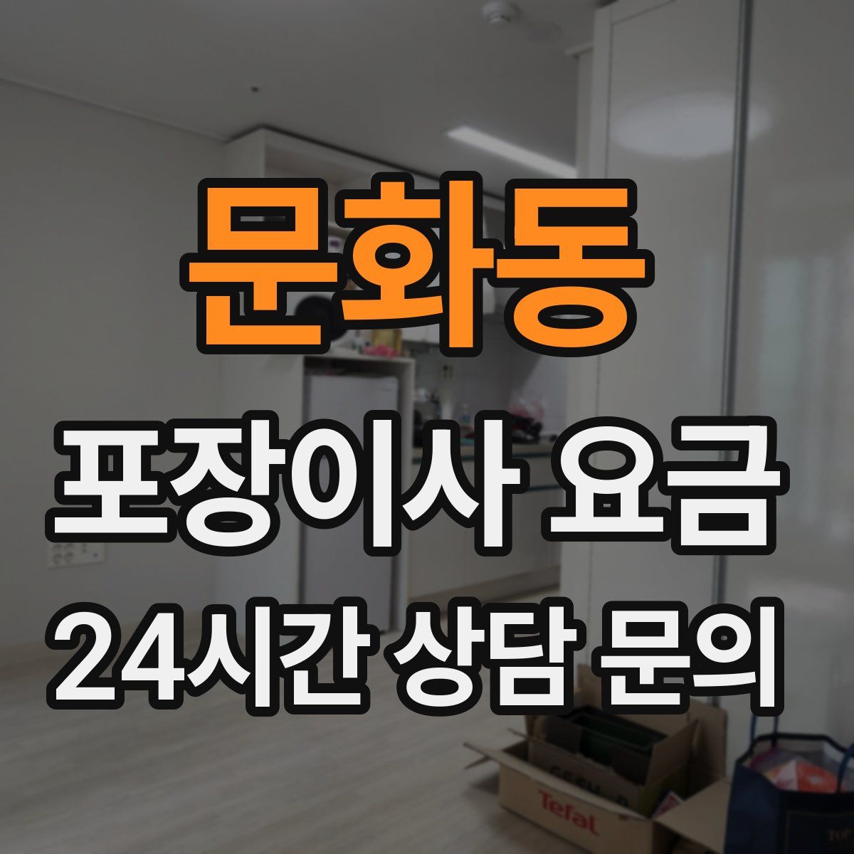 문화동 포장이사 요금