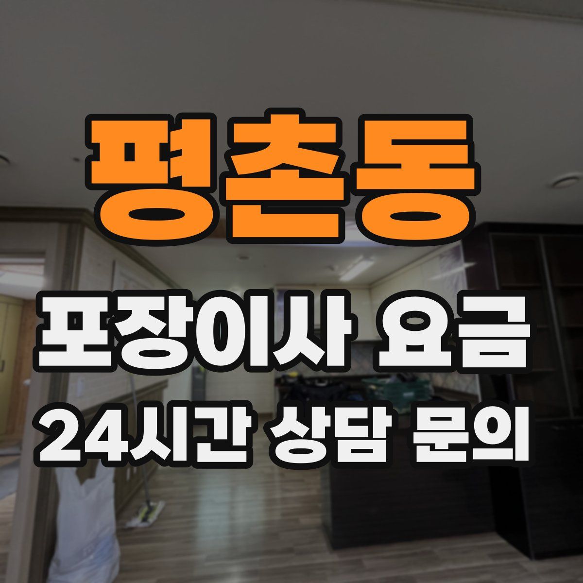 평촌동 포장이사 요금
