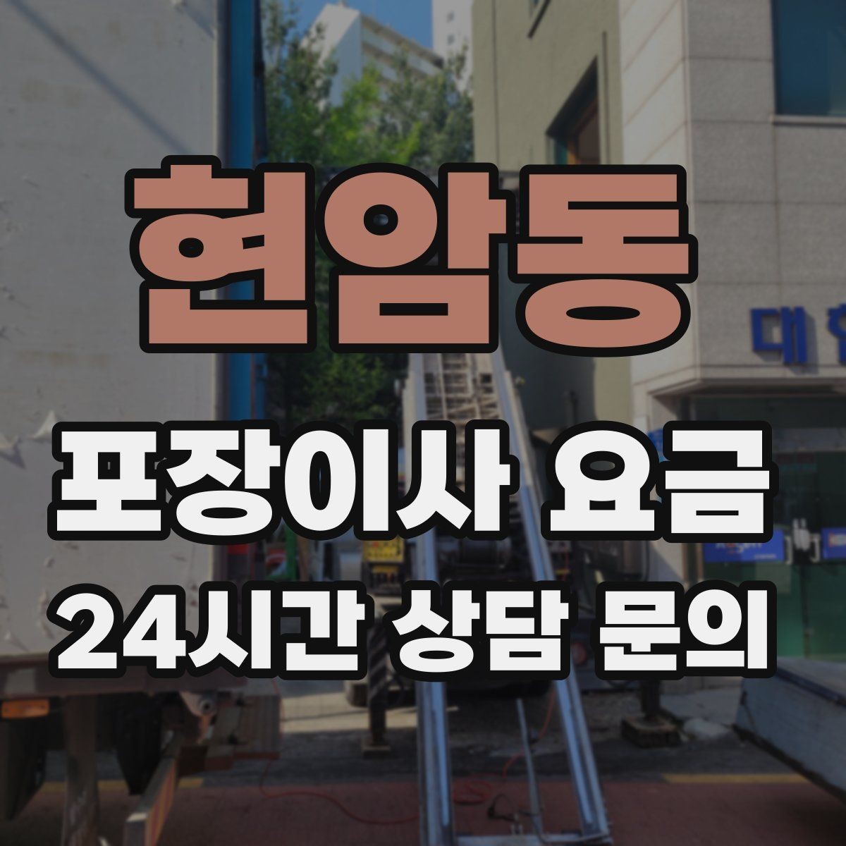 현암동 포장이사 요금 정수기 이전 설치 일정과 비용 정리