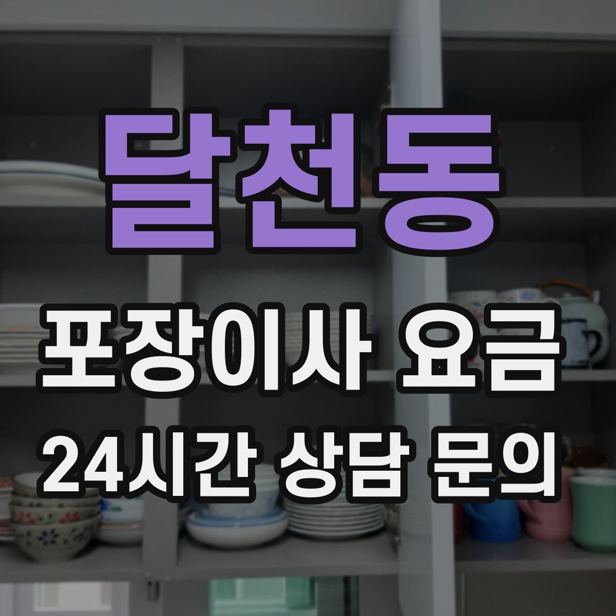달천동 포장이사 요금