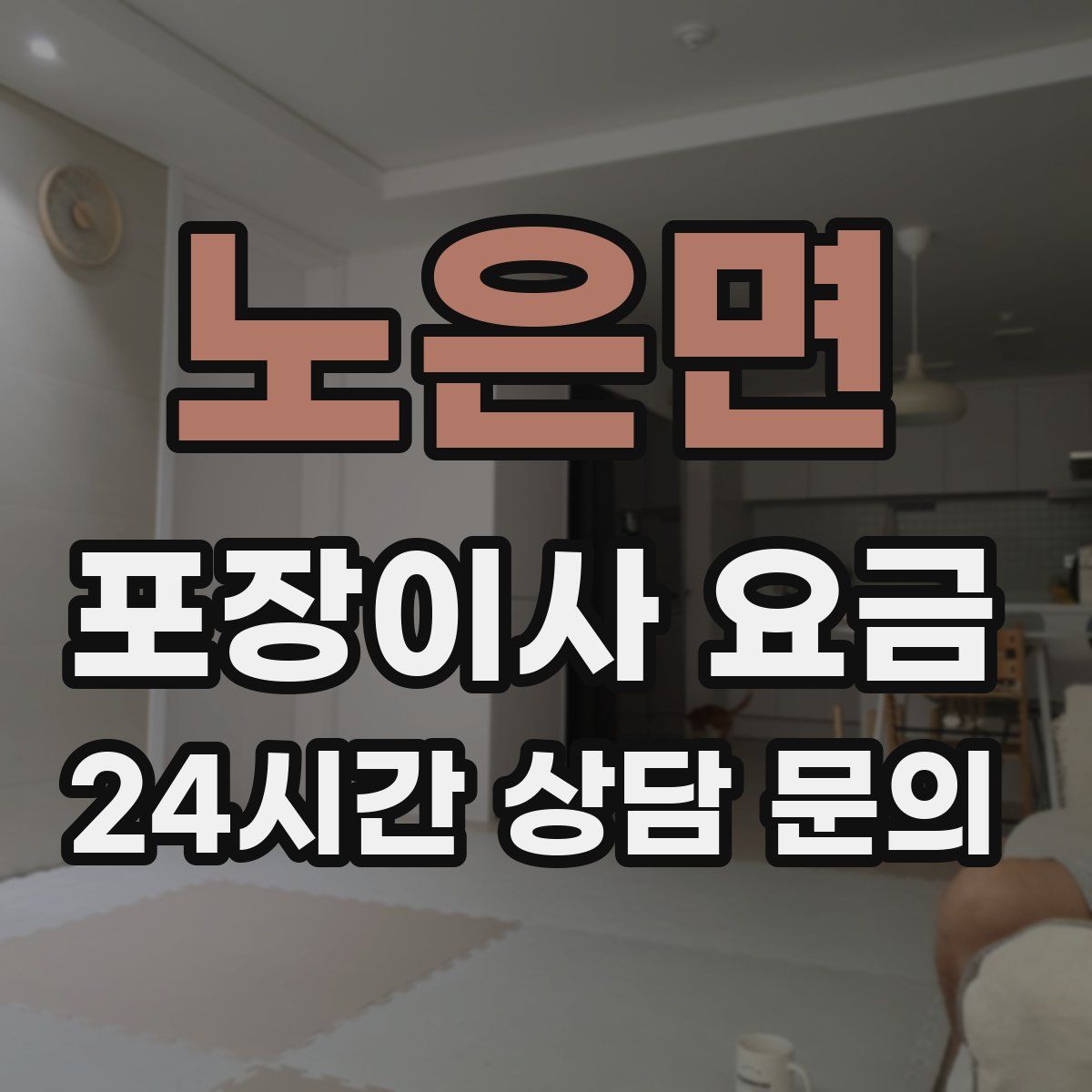 노은면 포장이사 요금