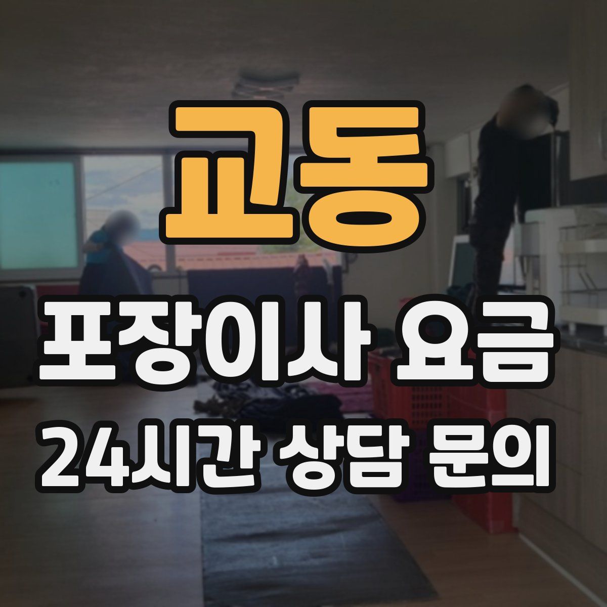 교동 포장이사 요금