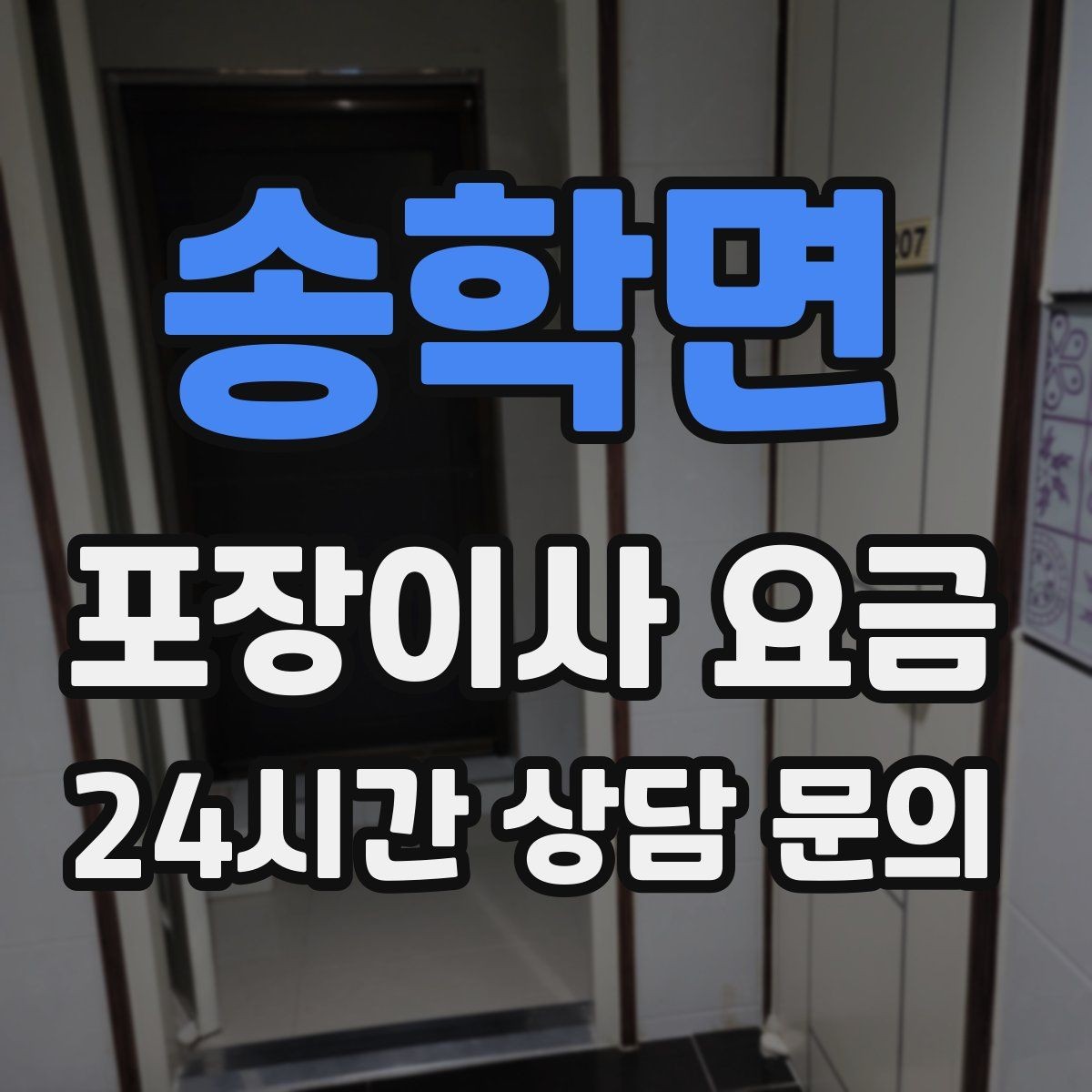 송학면 포장이사 요금 정리정돈 서비스가 필요한 집의 특징