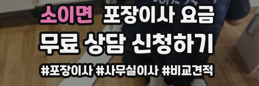 소이면 포장이사 요금