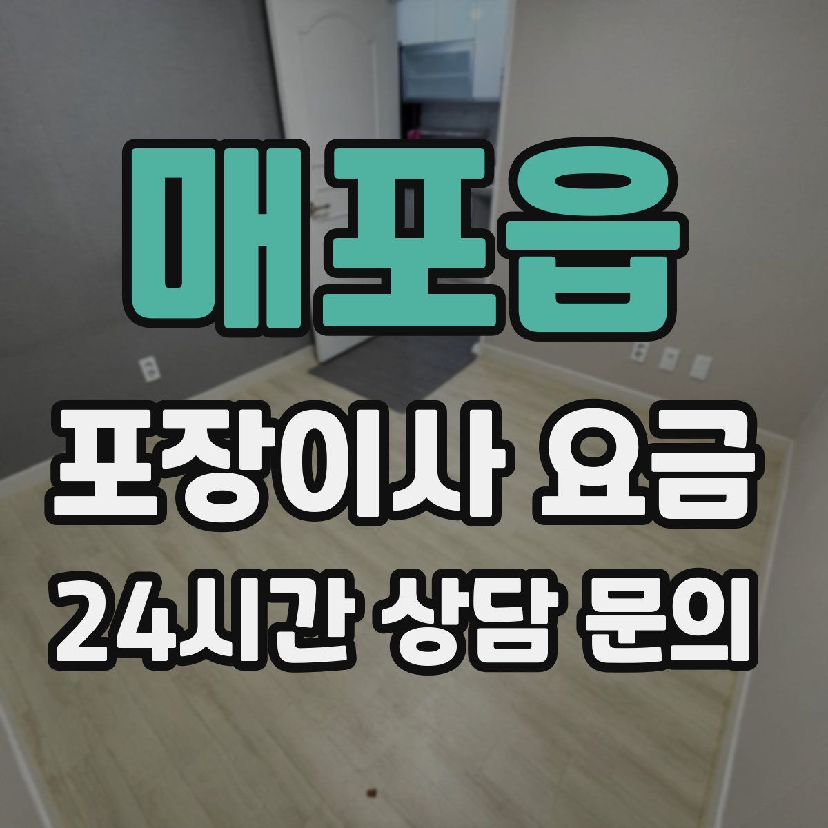 매포읍 포장이사 요금