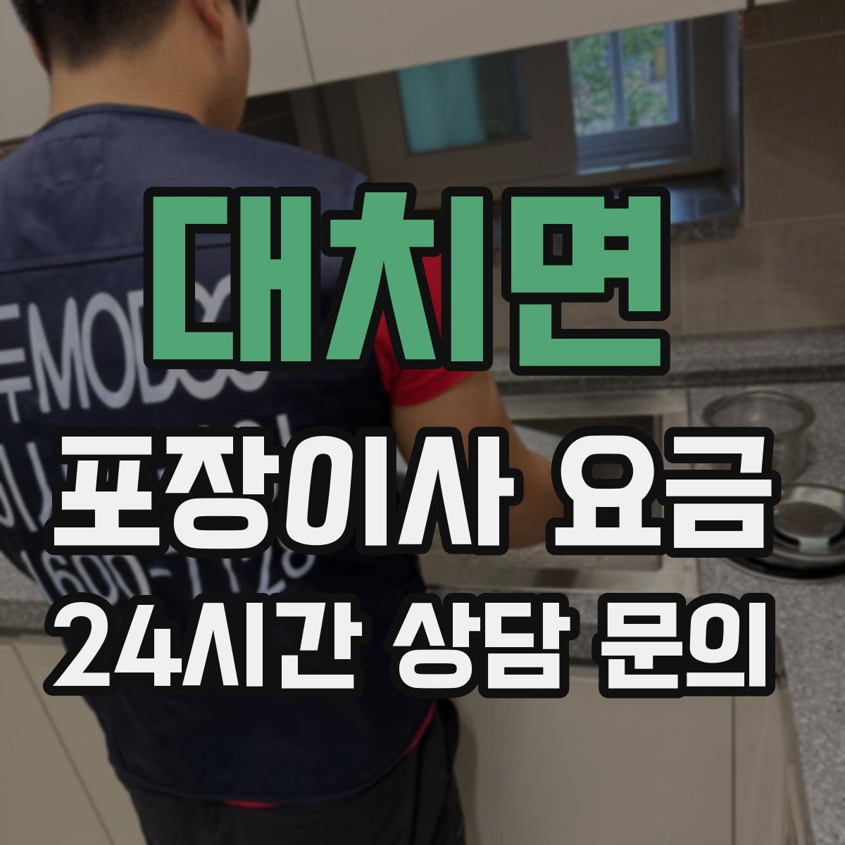 대치면 포장이사 요금