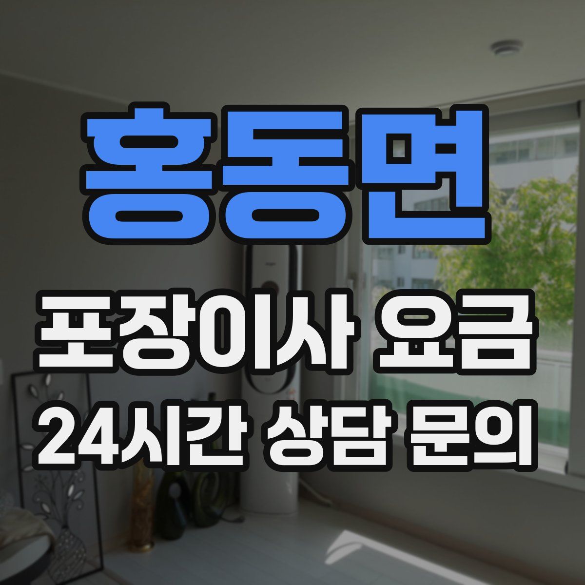 홍동면 포장이사 요금