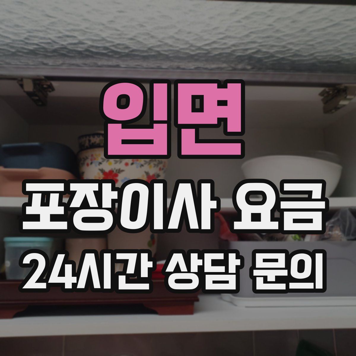 입면 포장이사 요금