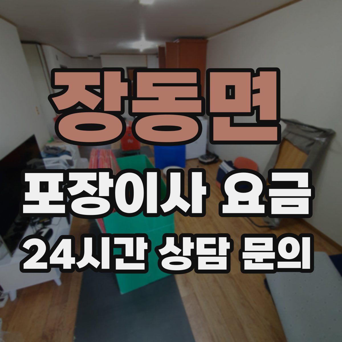 장동면 포장이사 요금