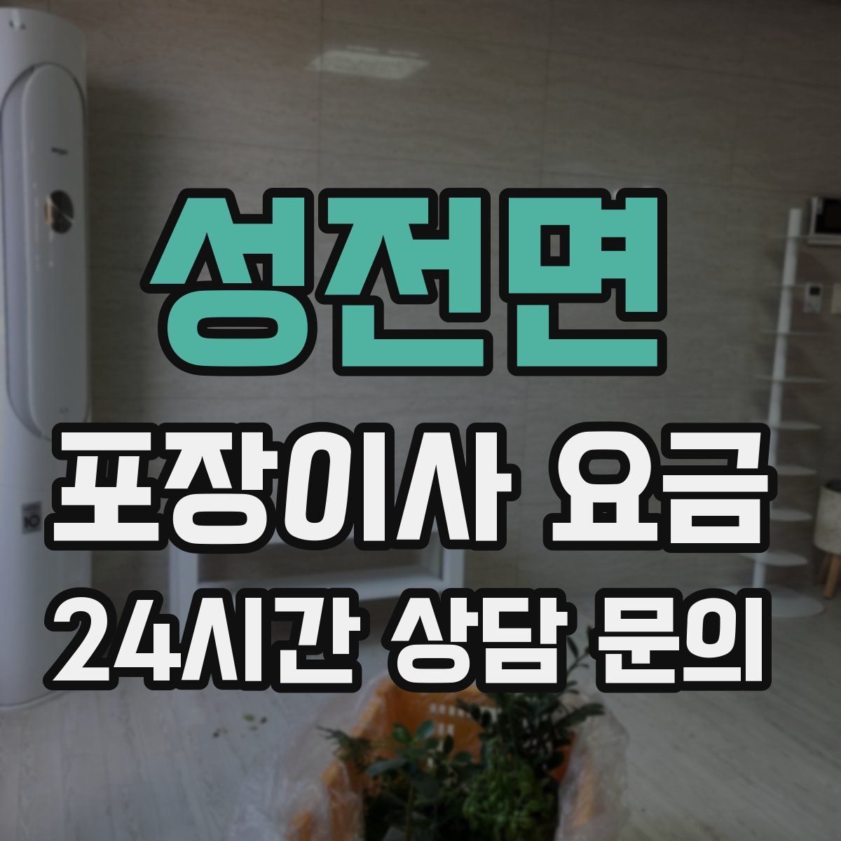 성전면 포장이사 요금