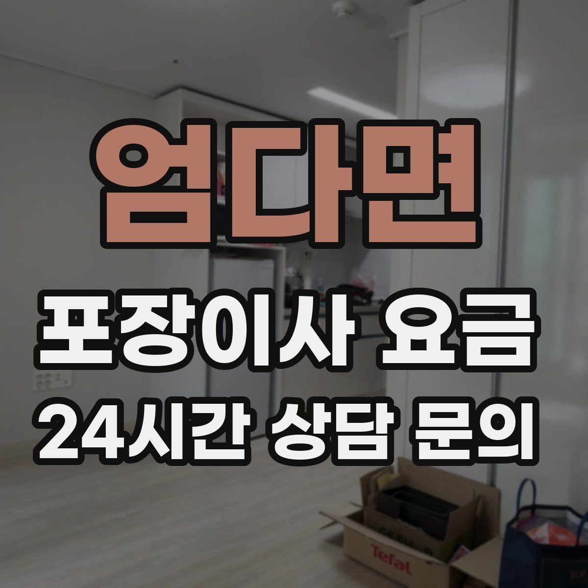 엄다면 포장이사 요금