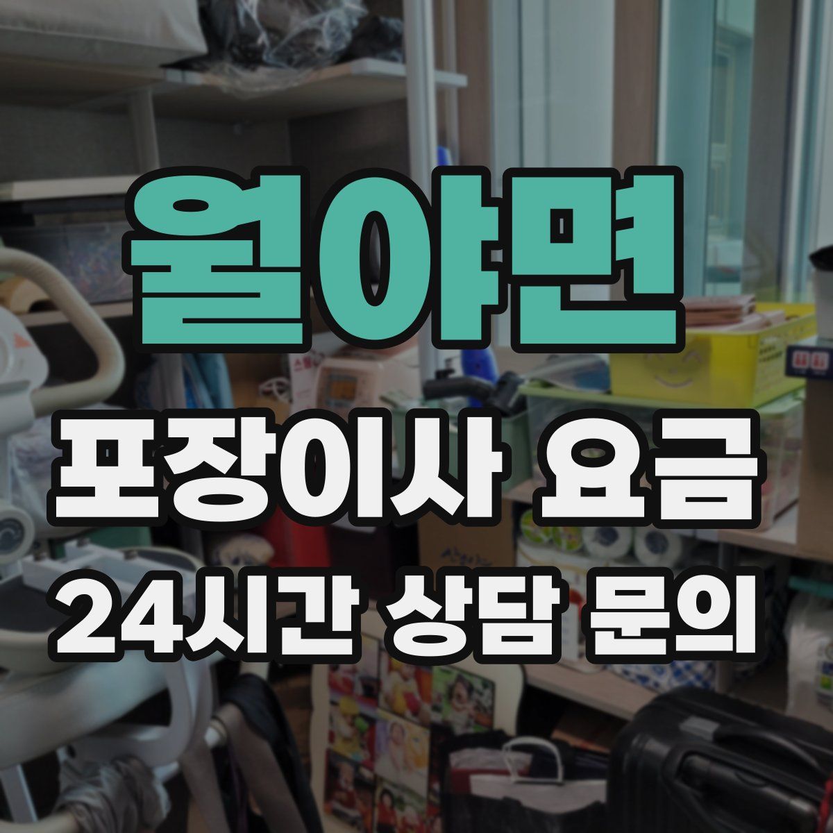 월야면 포장이사 요금