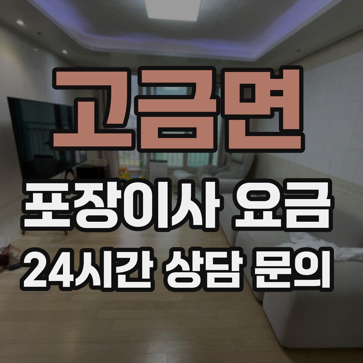 고금면 포장이사 요금 정리정돈 서비스가 필요한 집의 특징