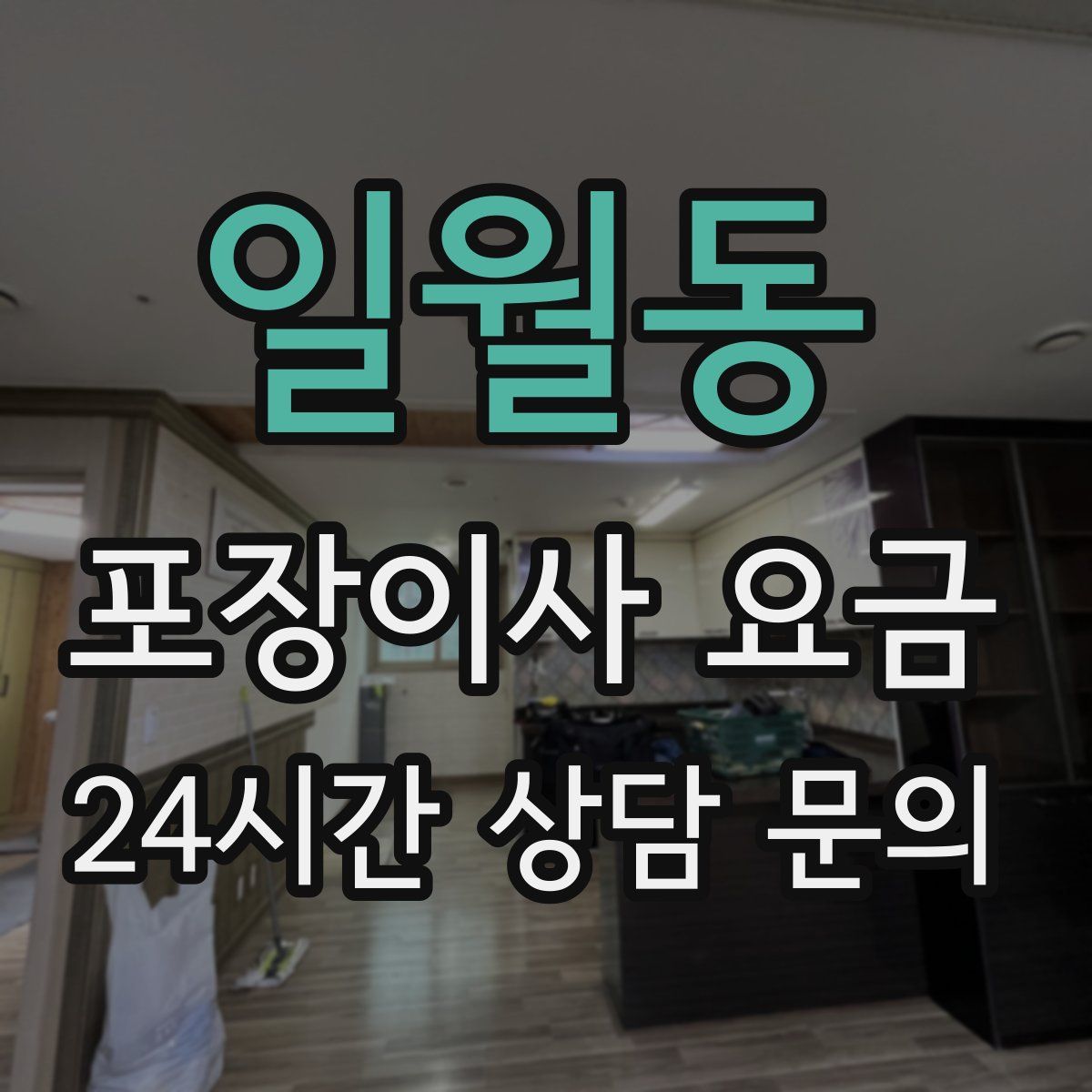 일월동 포장이사 요금