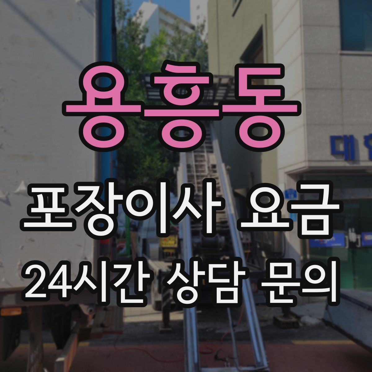 용흥동 포장이사 요금