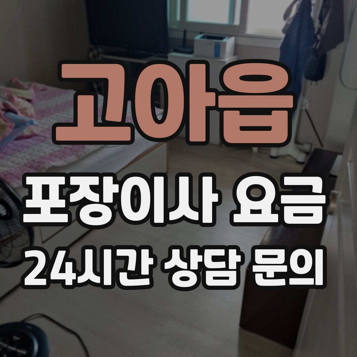 고아읍 포장이사 요금 이사 후 바로 해야 할 점검 리스트