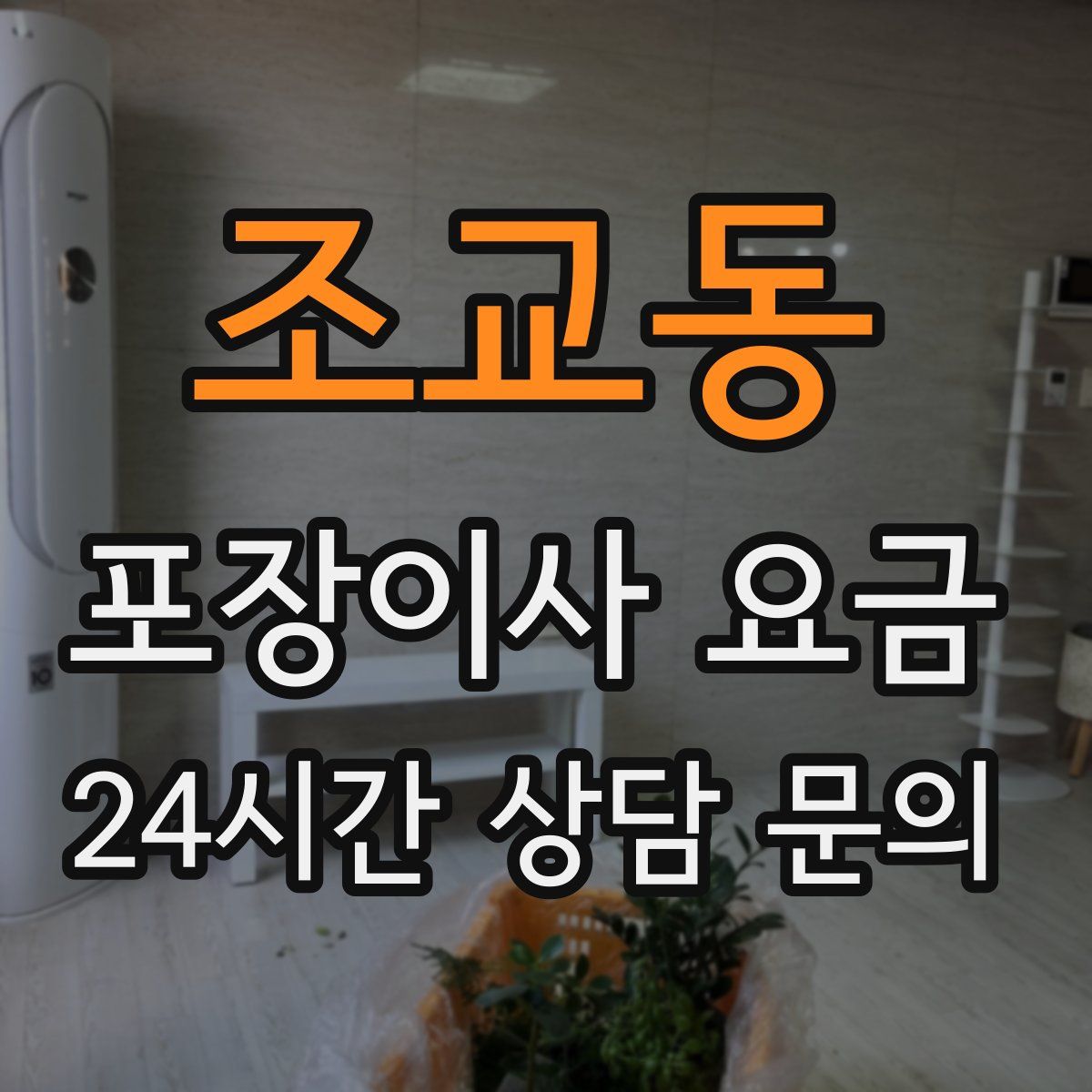조교동 포장이사 요금
