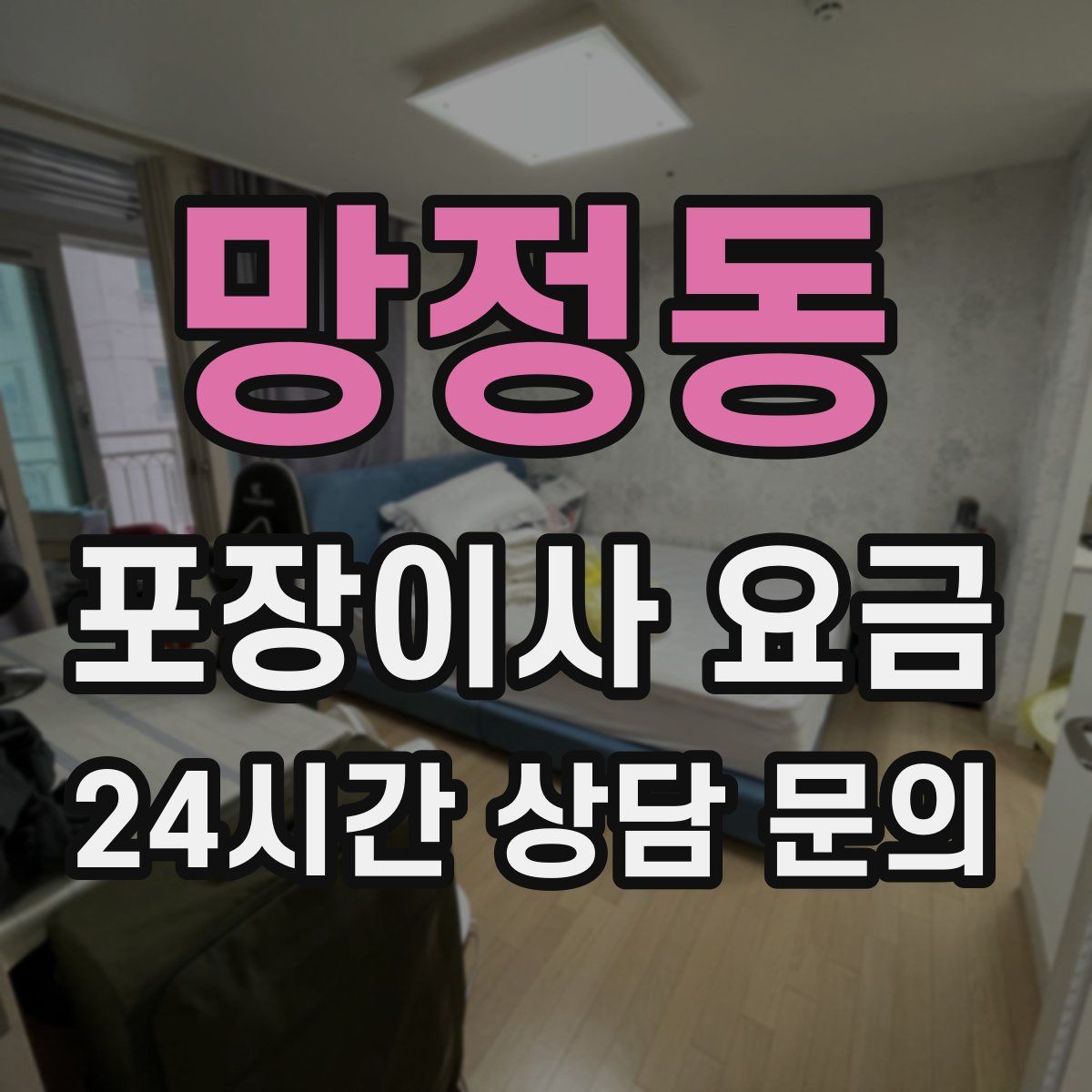 망정동 포장이사 요금