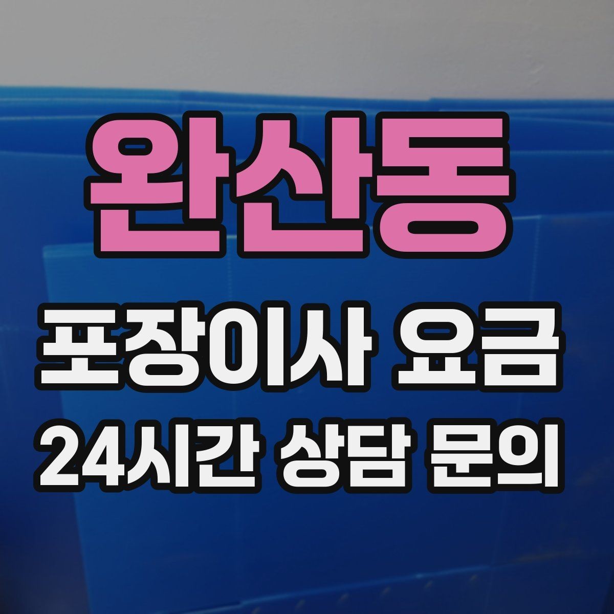 완산동 포장이사 요금 주소 변경(전입신고) 일정과 이사 준비