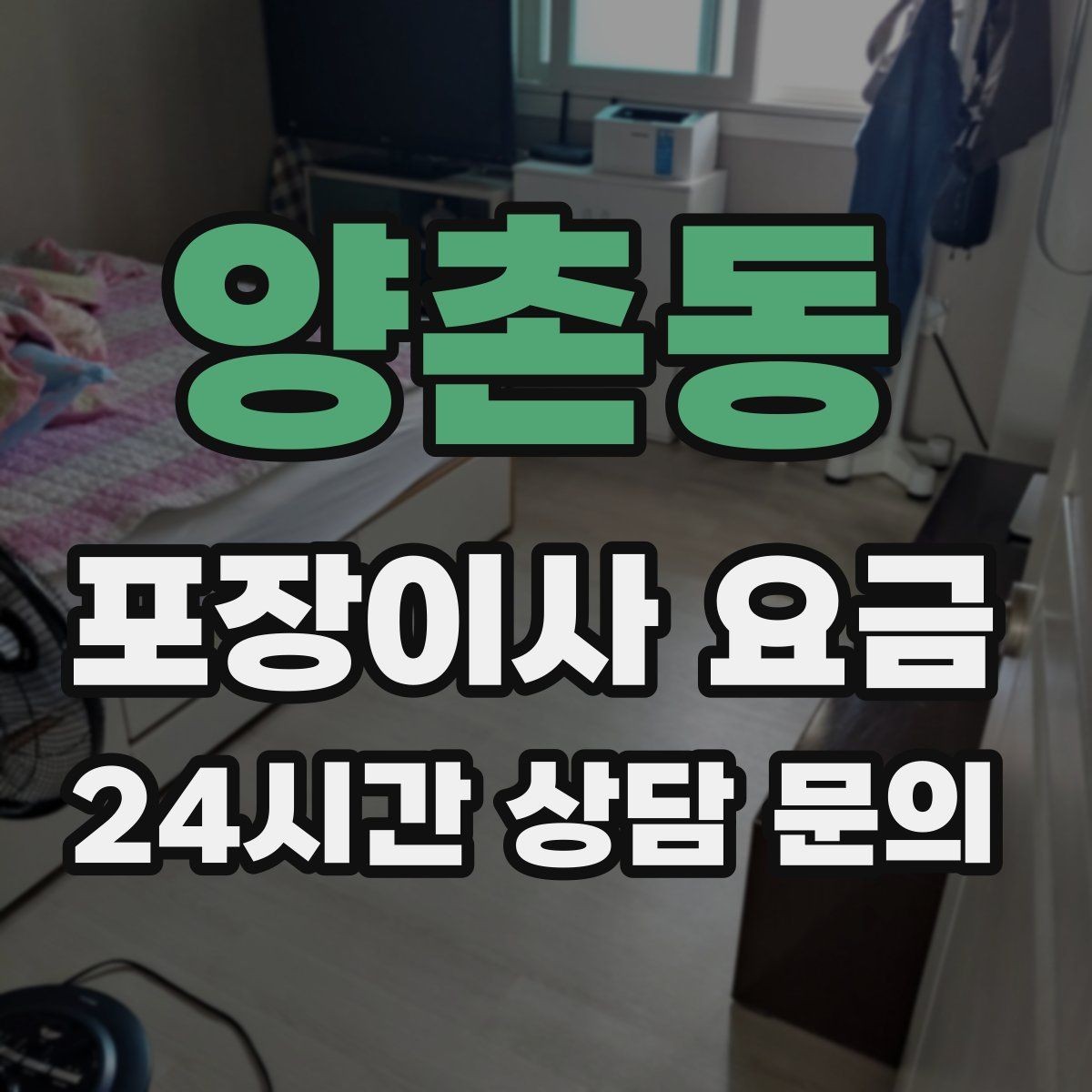 양촌동 포장이사 요금 1인 가구가 포장이사를 선택하는 이유
