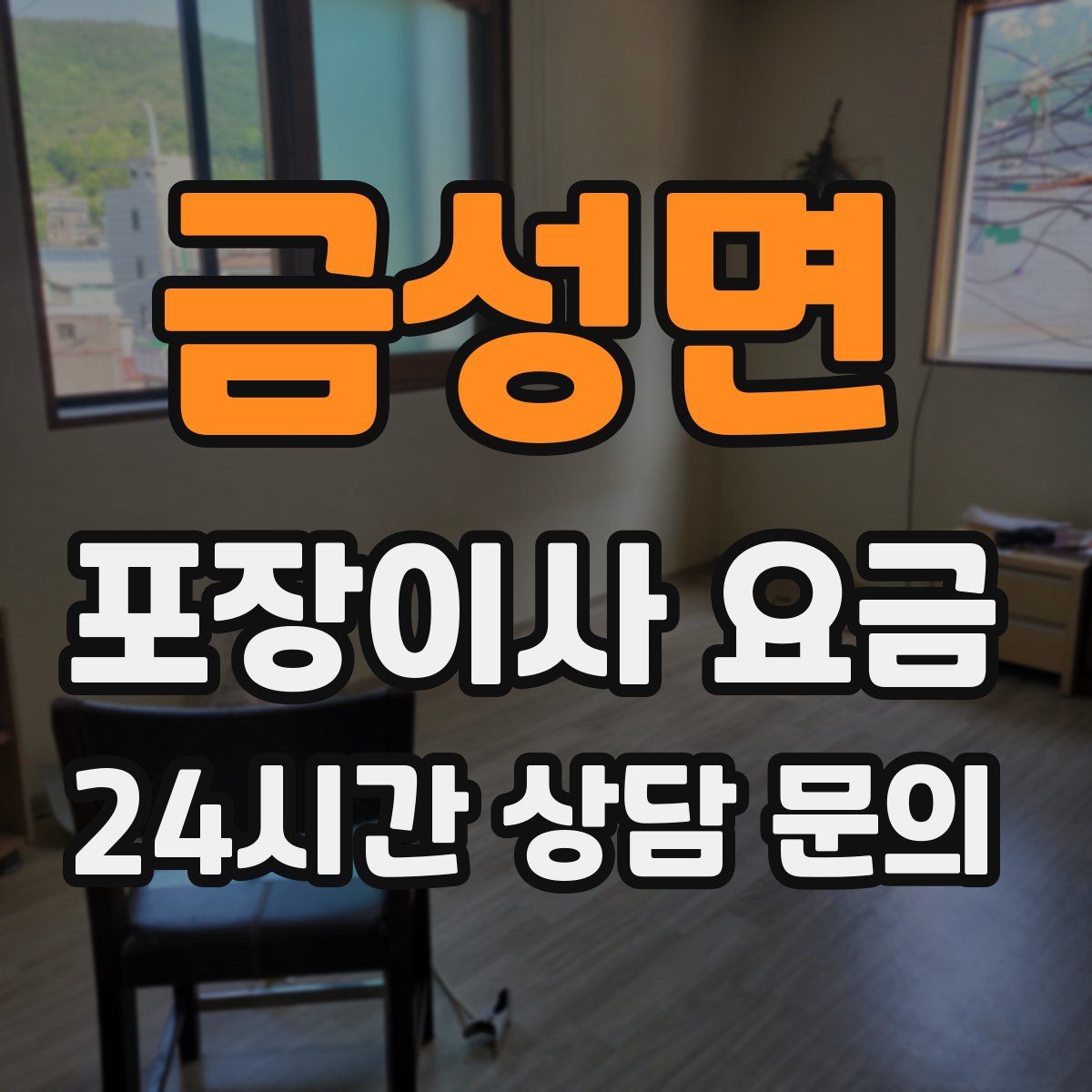 금성면 포장이사 요금