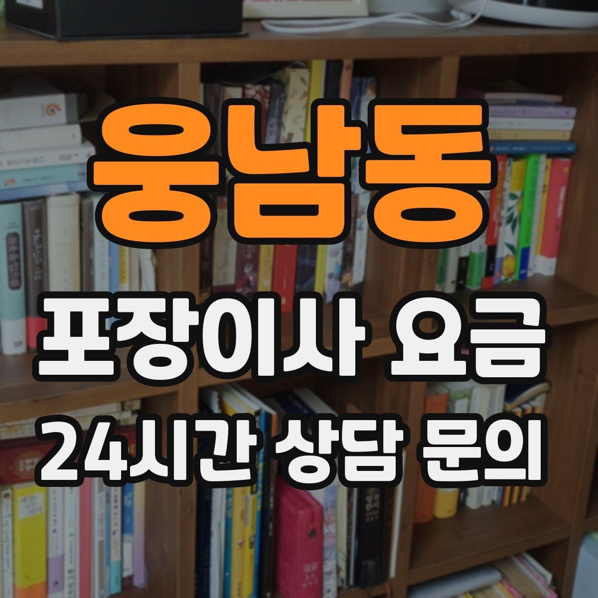 웅남동 포장이사 요금 붙박이장 분해가 필요한 케이스 정리