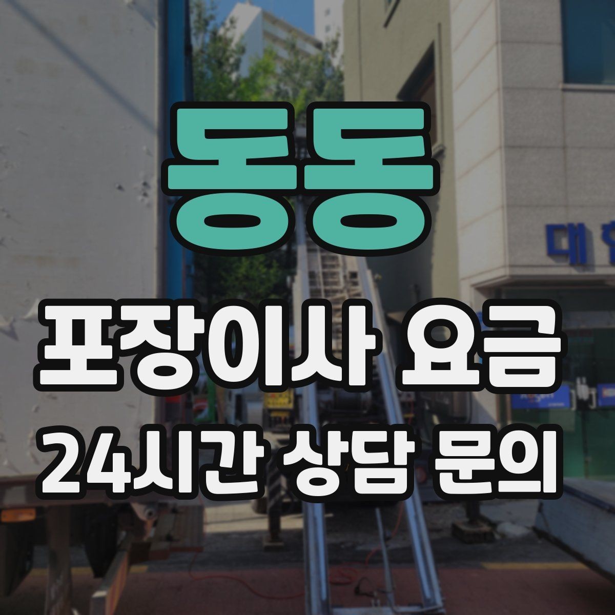 동동 포장이사 요금 정리정돈 서비스까지 필요할 때 판단 기준