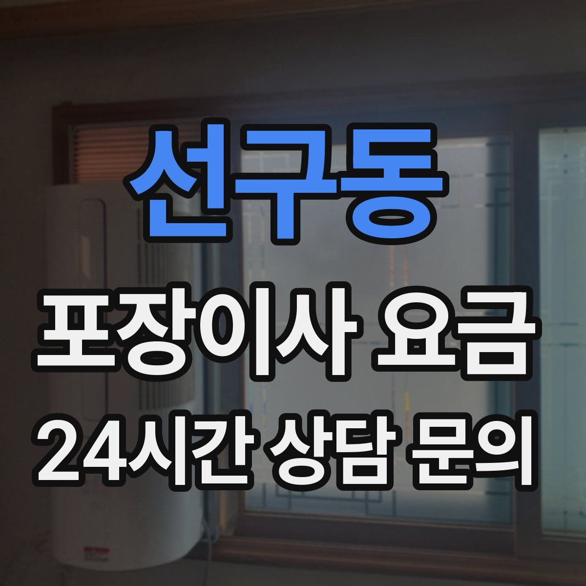 선구동 포장이사 요금