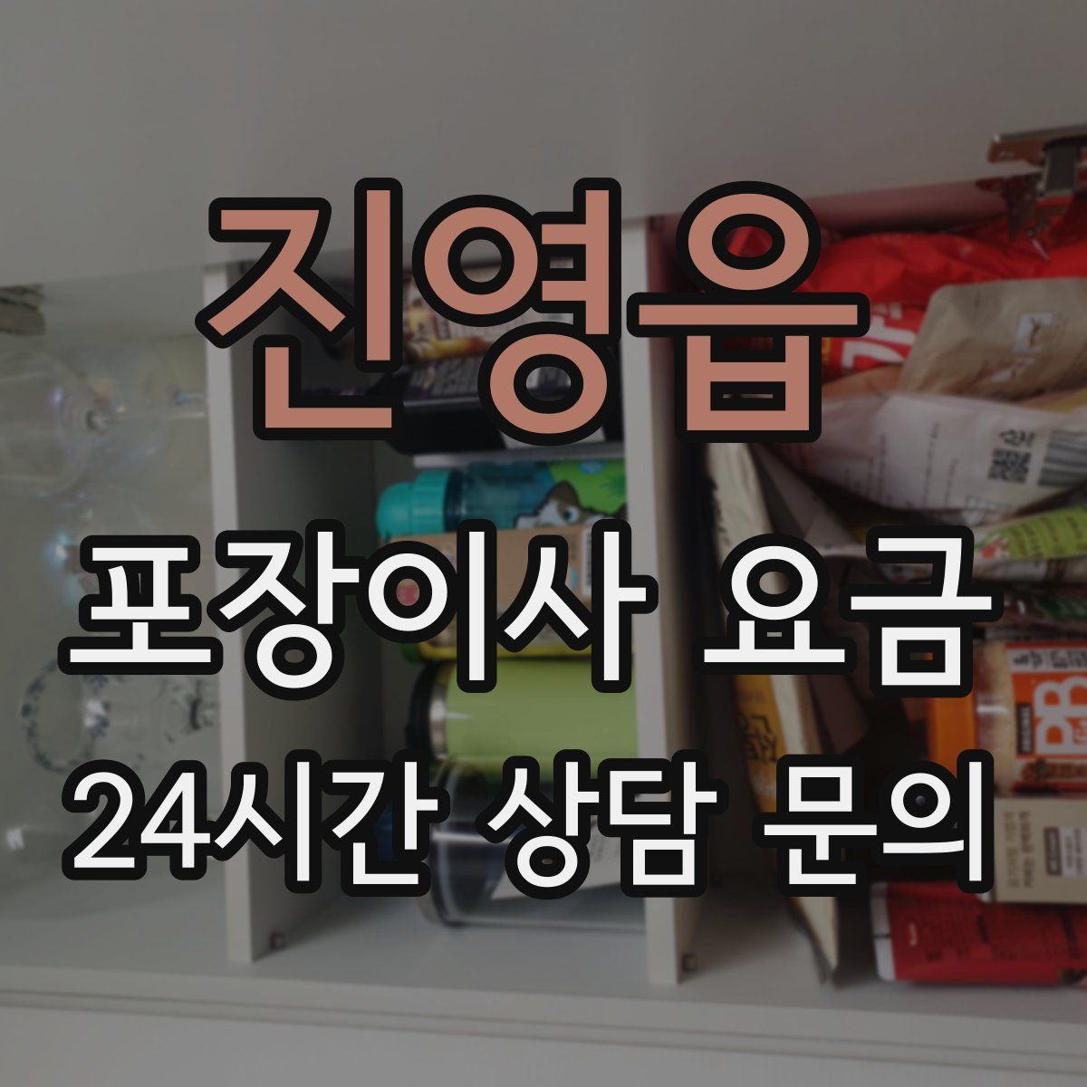 진영읍 포장이사 요금