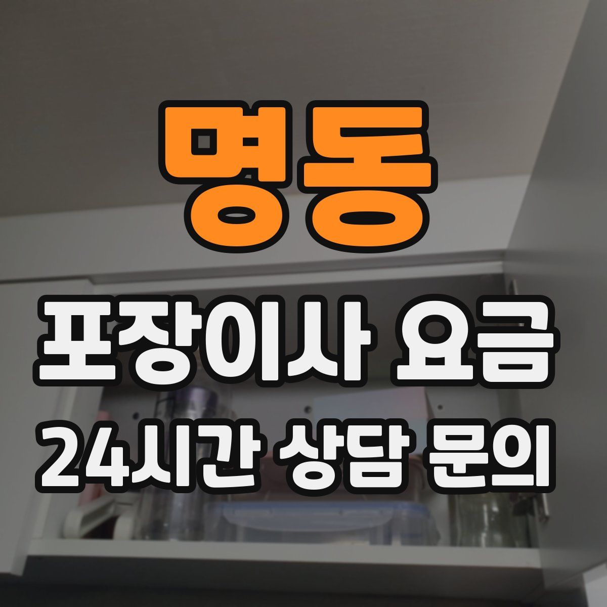 명동 포장이사 요금