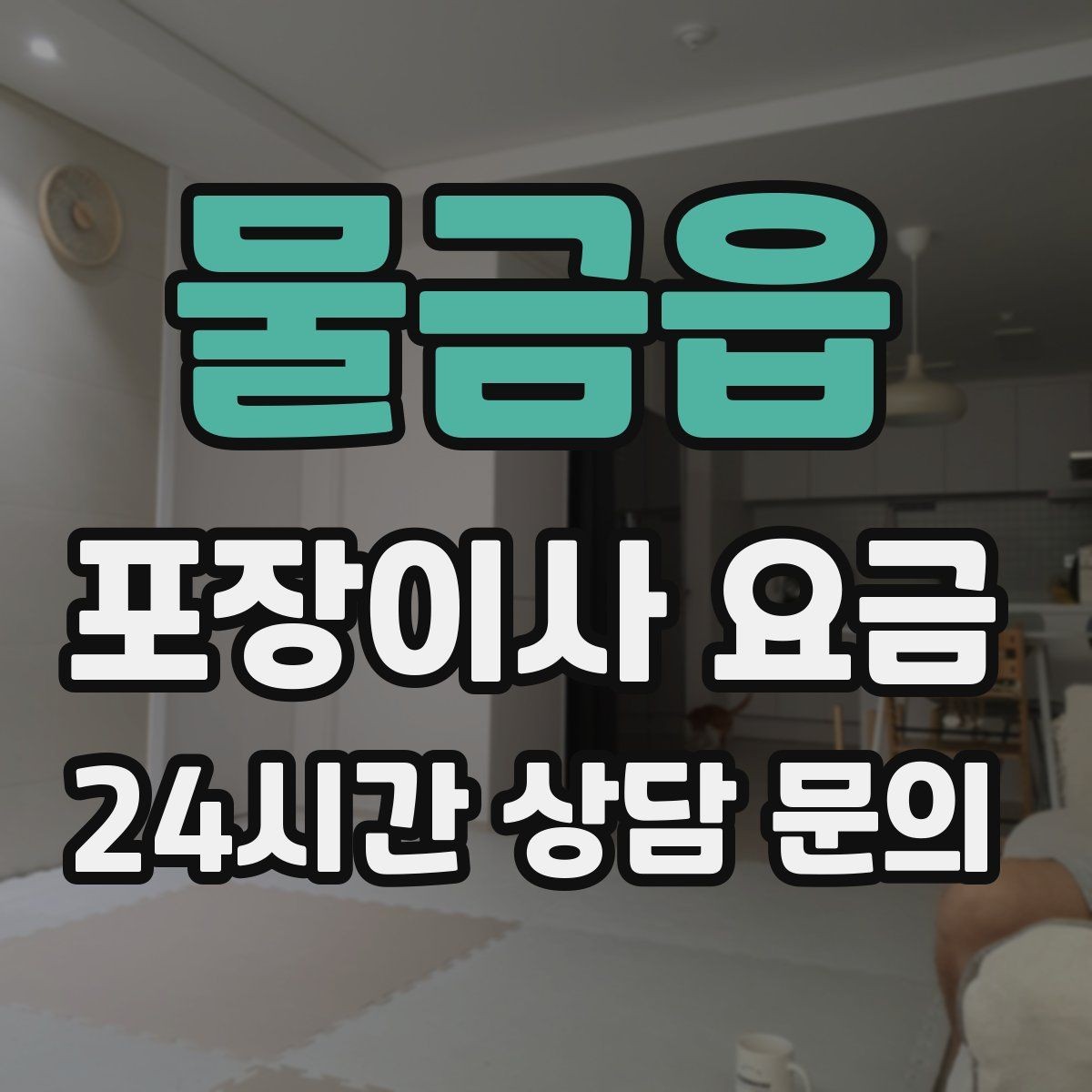 물금읍 포장이사 요금 보관이사가 필요한 상황과 비용 구조
