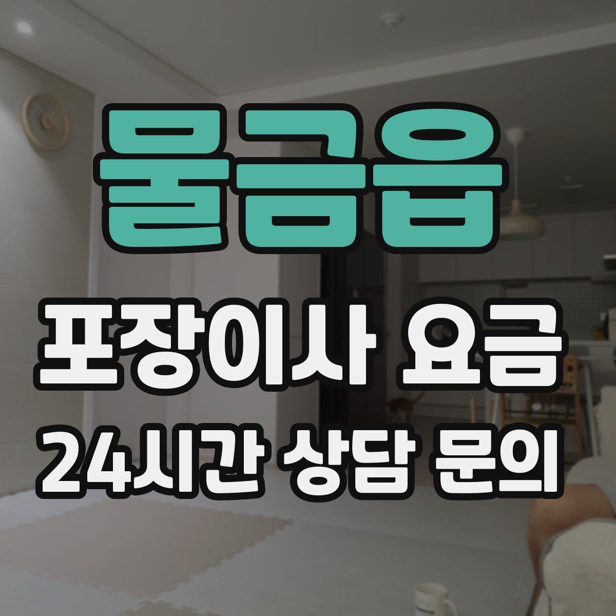 물금읍 포장이사 요금