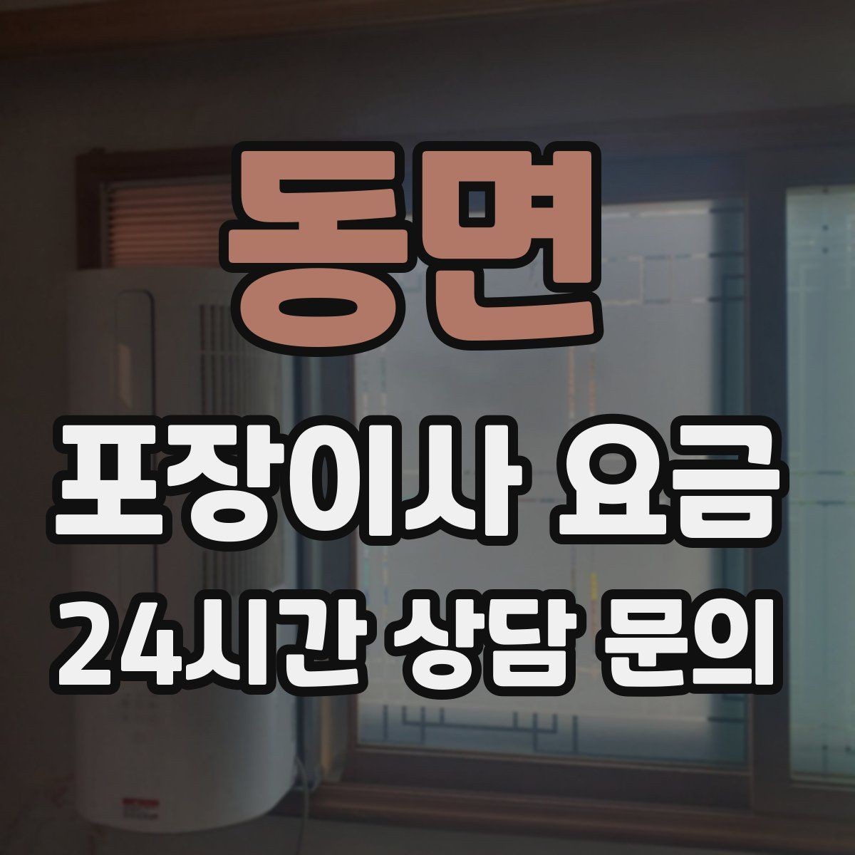 동면 포장이사 요금 한 명은 안내 한 명은 확인이 좋은 이유