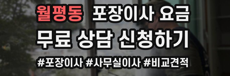 월평동 포장이사 요금