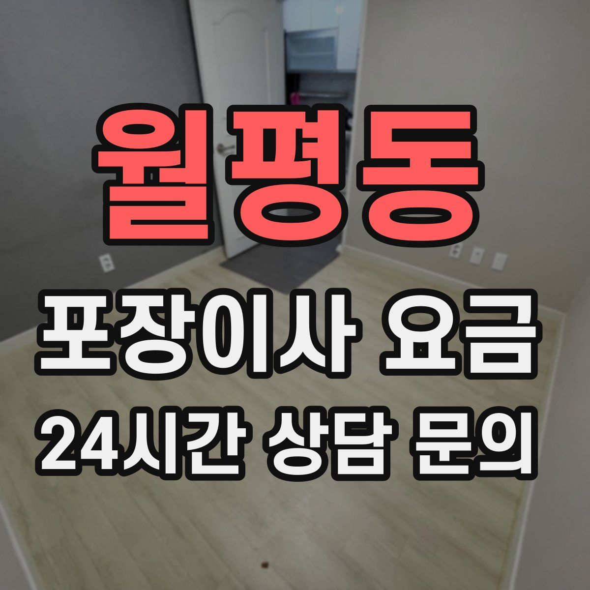 월평동 포장이사 요금