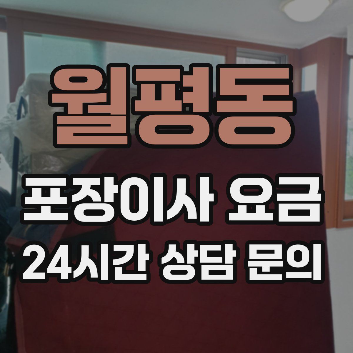 월평동 포장이사 요금