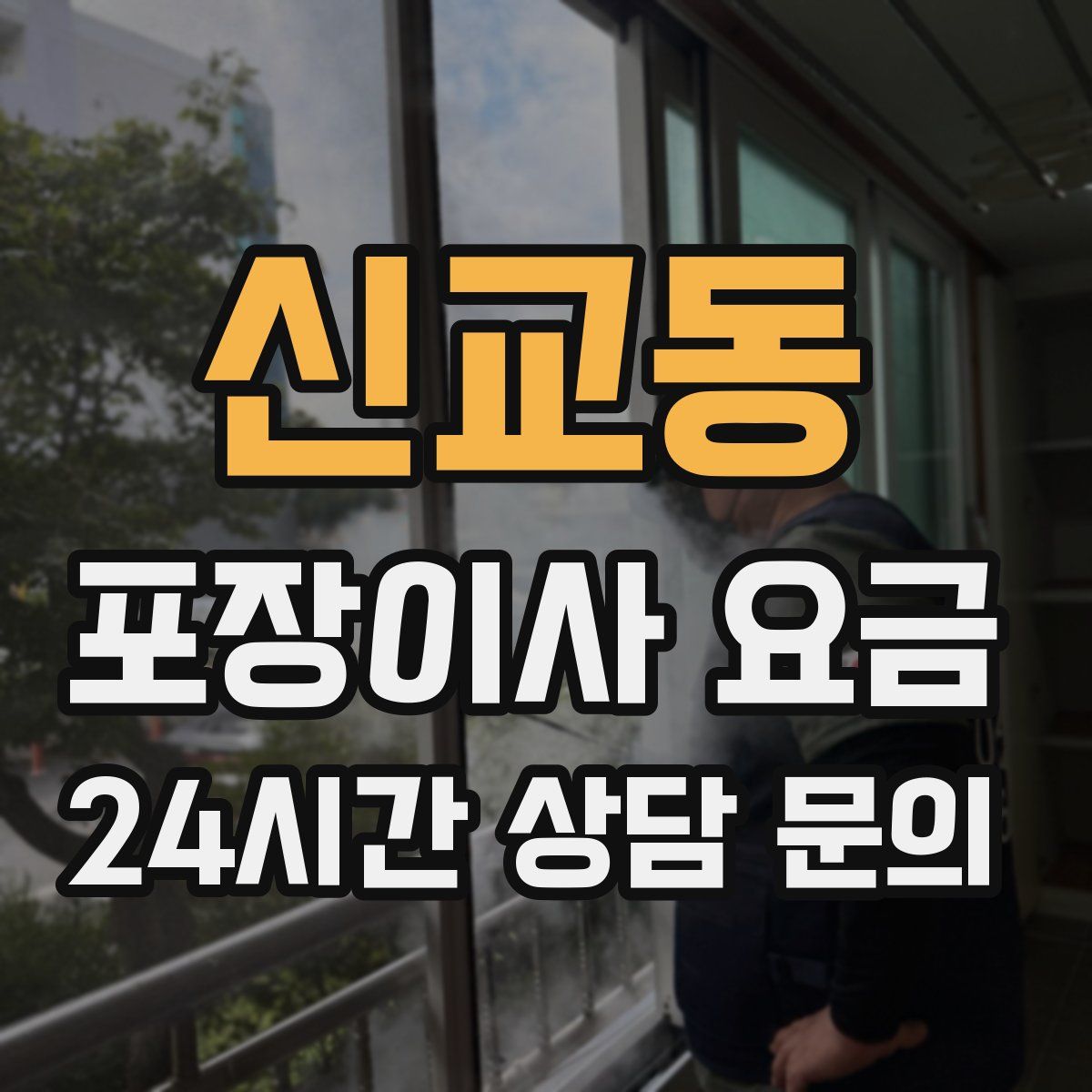 신교동 포장이사 요금